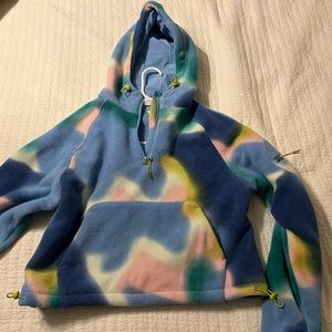 Outdoor Voices Multi-lava Women's Fleece Crop M